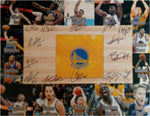 Load image into Gallery viewer, Golden State Warriors Steph Curry Draymond Green Klay Thompson team signed 16 x 20 photo
