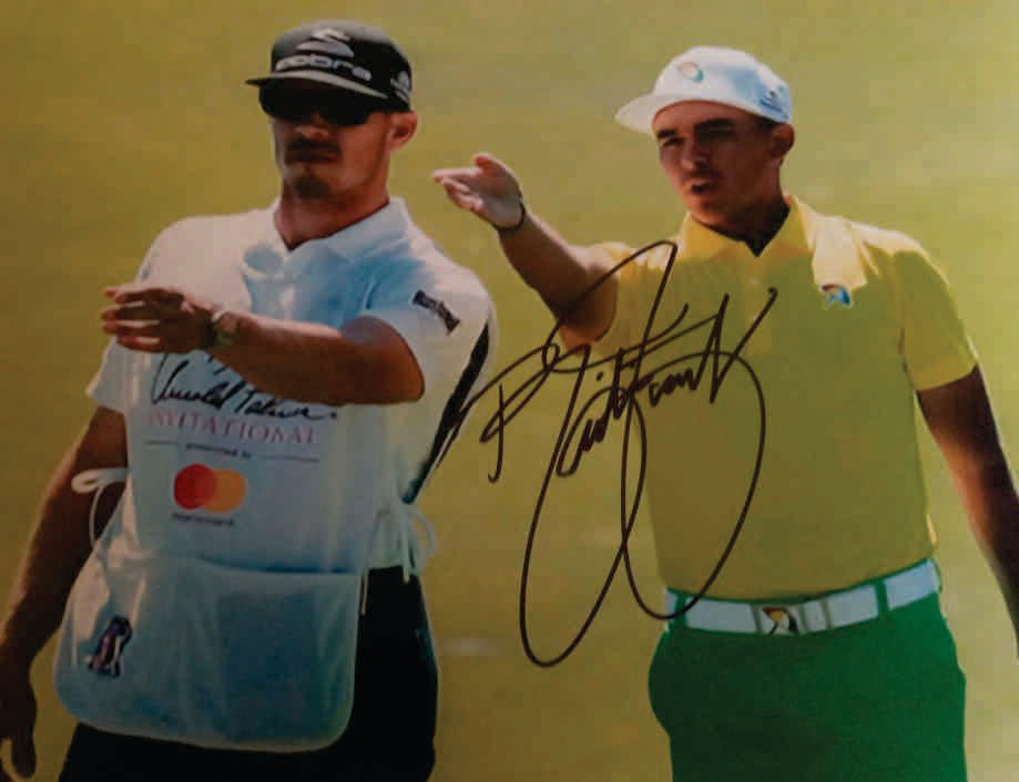 Golf Star Rickie Fowler 8 x 10 photo signed with proof