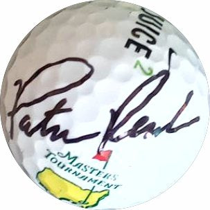Patrick Reed Masters champion golf ball signed