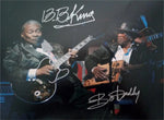 Load image into Gallery viewer, Riley BB King and Bo Diddley 8 by 10 signed photo with proof
