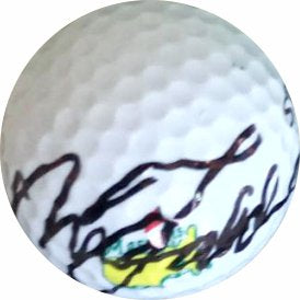 Gary Player Masters golf ball signed with proof