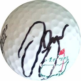 Sergio Garcia Masters golf ball signed with proof - Awesome Artifacts 