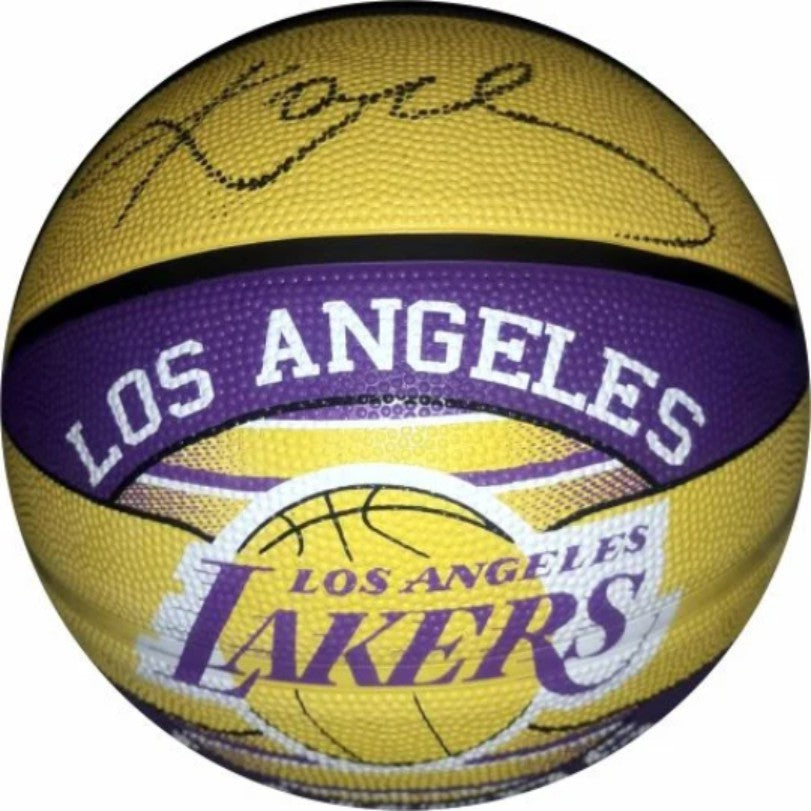 Kobe Bryan Los Angeles Lakers full size basketball signed with proof