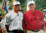 Load image into Gallery viewer, George Herbert Walker Bush and Tiger Woods 8 x 10 photo signed with proof
