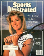 Load image into Gallery viewer, Chris Evert tennis Legend complete Sports Illustrated signed
