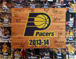 Load image into Gallery viewer, Indiana Pacers 2013 14 Paul George 16 x 20 photo team signed
