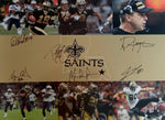 Load image into Gallery viewer, Drew Brees Sean Payton Marcus Colston Devery Henderson Jeremy Shockey Mark Ingram 16 x 20 photo signed with proof
