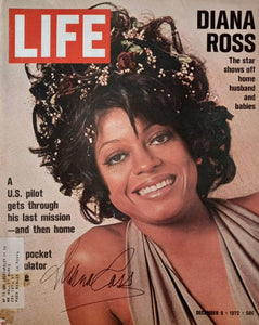 Diana Ross call Life original magazine signed with proof