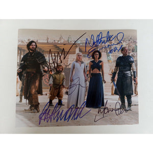 Game of Thrones Peter Dinklage, Emilia Clarke, Lilia Hadley 8 x 10 signed photo with proof