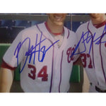 Load image into Gallery viewer, Bryce Harper and Stephen Strasburg 8 x 10 signed photo
