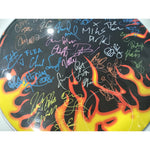 Load image into Gallery viewer, Jerry Cantrell, Eddie Vedder, Scott Weiland, David Grohl, Anthony Kiedis 10x10 drumhead 43 sigs with proof
