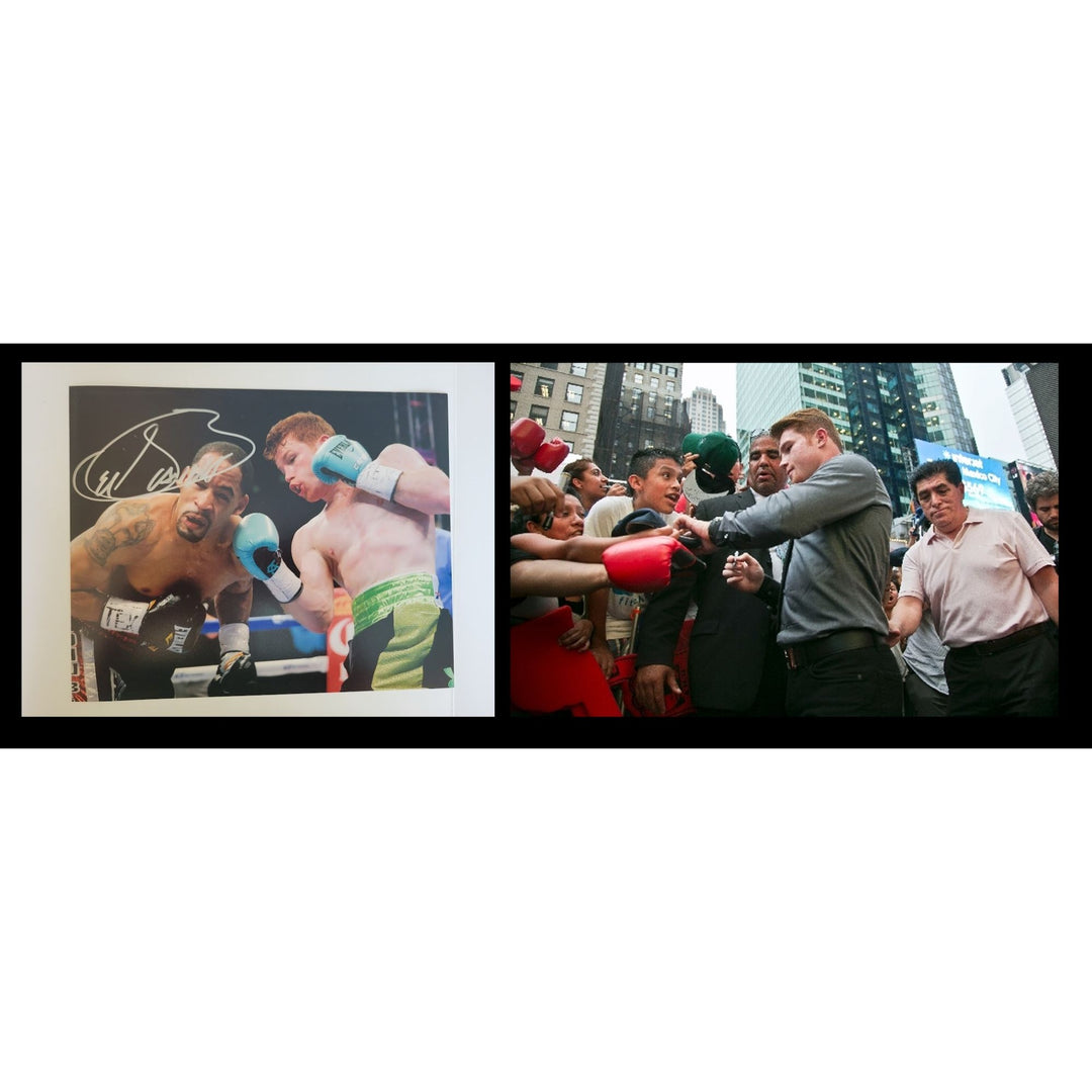 Saul Canelo Alvarez 8 x 10 photo signed with proof - Awesome Artifacts 