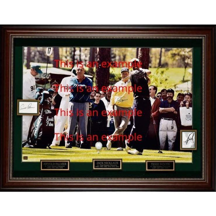 Certificate of Authenticity for Jack Nicholas 16 by 20 photo signed