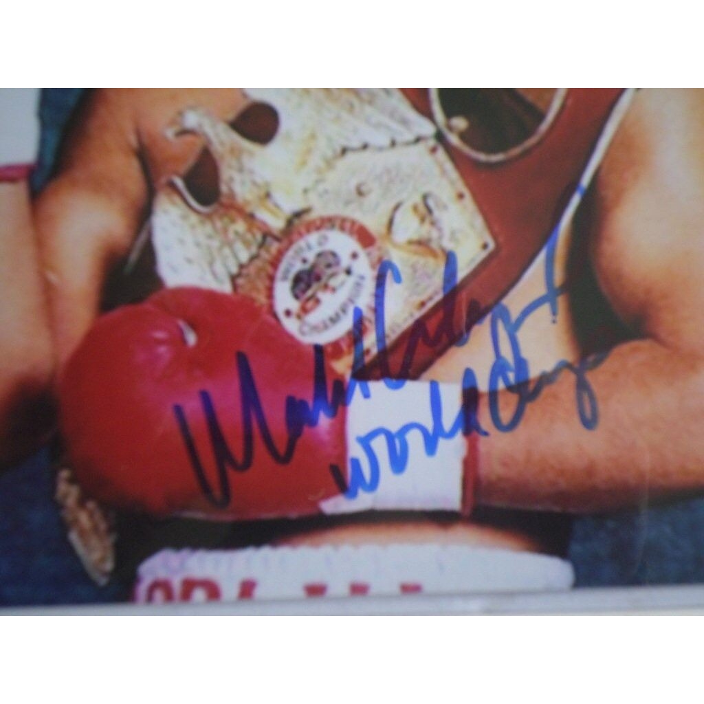 Michael Carbajal boxing 5X7 signed photo - Awesome Artifacts 