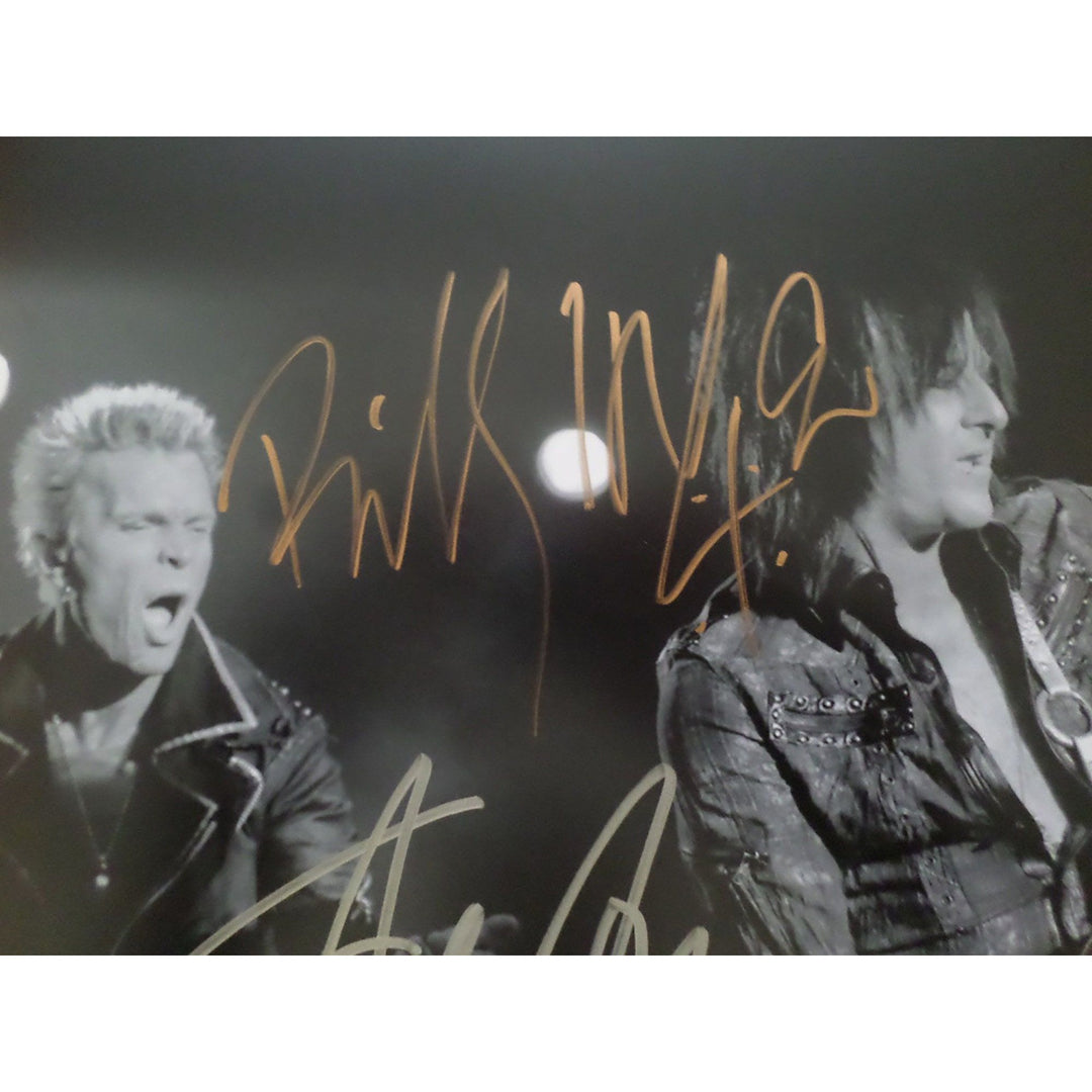 Billy Idol and Steve Stevens 8 x 10 signed photo