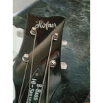 Load image into Gallery viewer, Paul McCartney and Ringo Starr British flag Hofner bass guitar signed with proof
