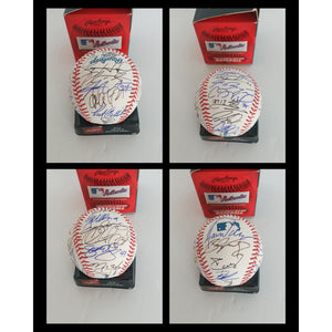 Philadelphia Phillies Ryan Howard, Jimmy Rollins, Cole Hamels 2008 World Series champs team signed ball  with proof