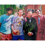 Load image into Gallery viewer, Pulp Fiction Harvey Keitel Quentin Tarantino Samuel L Jackson John Travolta 8 by 10 photo signed with proof
