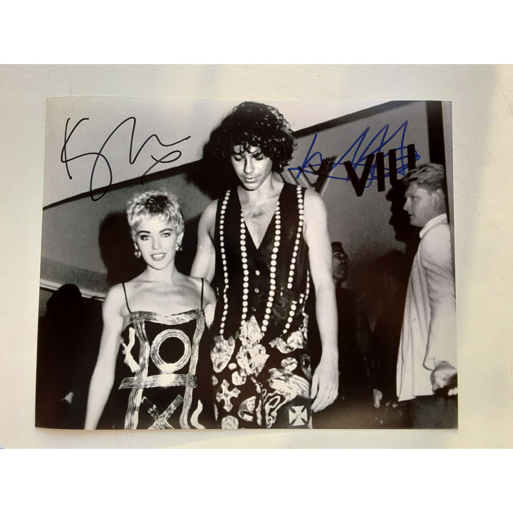 Michael Hutchence INXS and Kylie Minogue 8 x 10 signed photo - Awesome Artifacts 