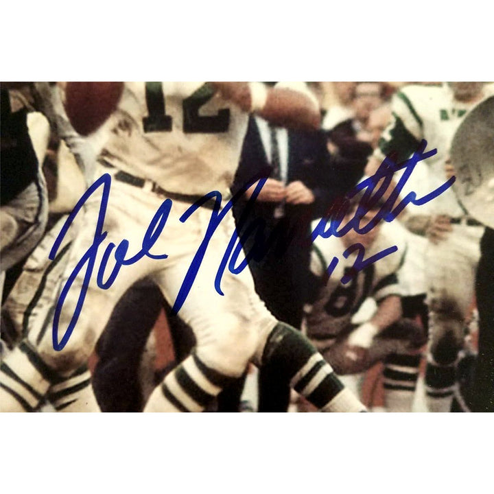 Joe Namath New York Jets 8 by 10 photo signed with proof