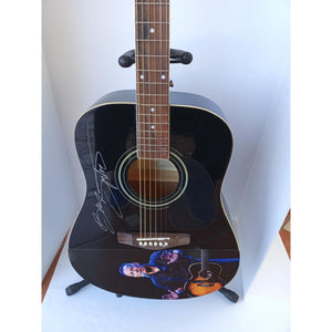 Bruce Springsteen Glen Burton full size acoustic guitar signed with proof