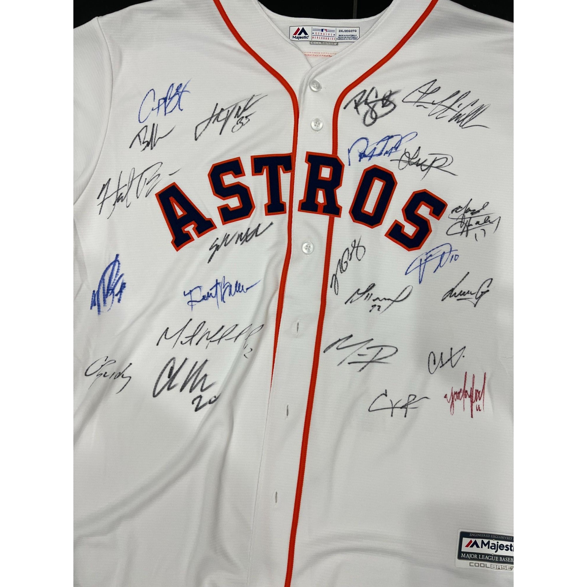 Dusty Baker Autographed Houston Astros Jersey with 2022 World Series Patch