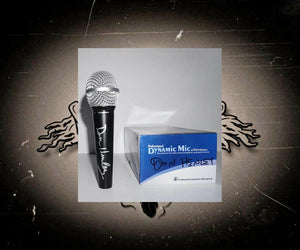 Don Henley signed microphone with proof
