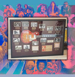 Load image into Gallery viewer, Janis Joplin, Jimi Hendrix, The Who signed Les Paul framed guitar signed with proof
