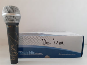 Dua Lipa Dynamic microphone signed