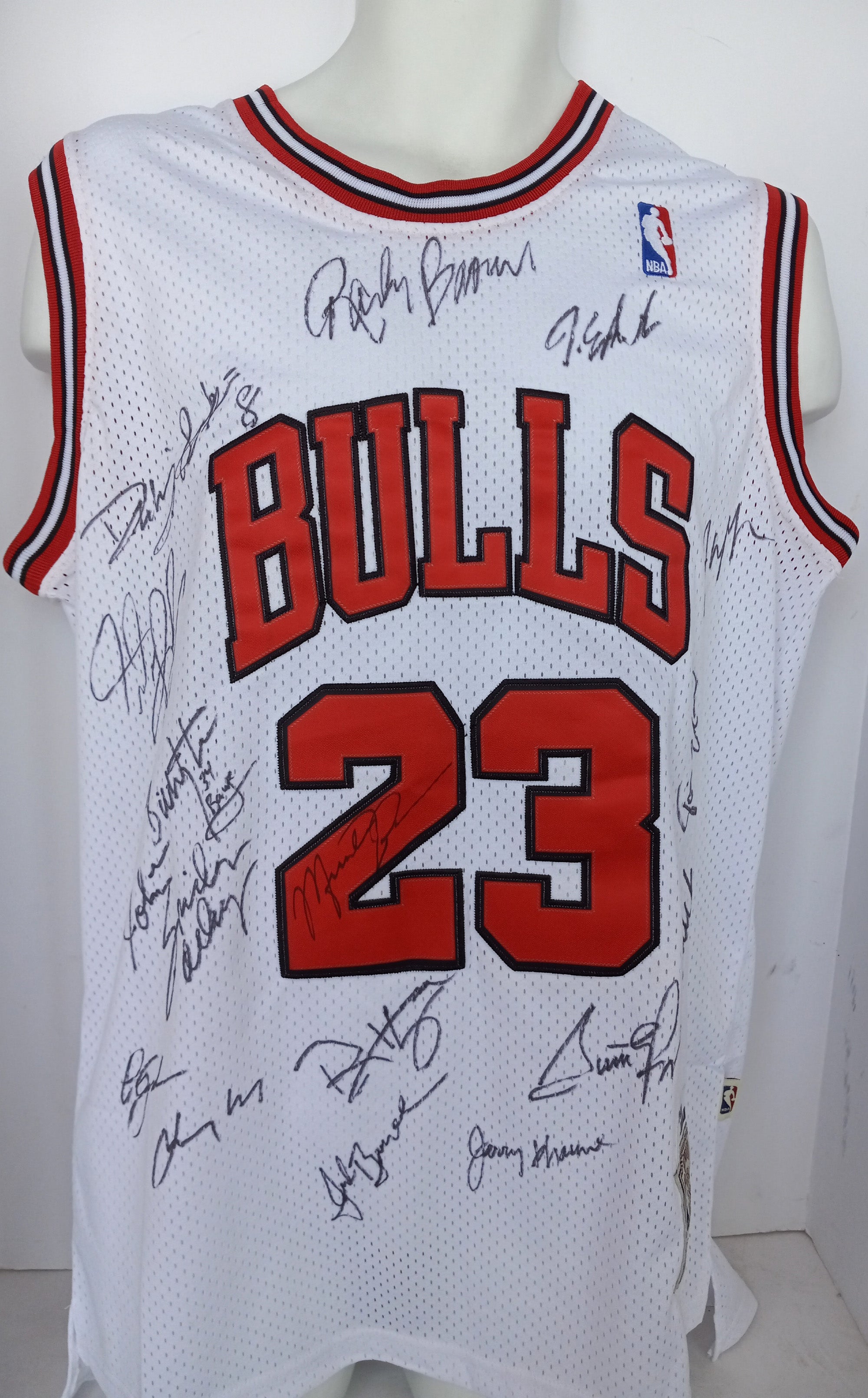 Framed Michael Jordan Chicago Bulls Autographed Mitchell & Ness 1985 All- Star Game White Jersey - Upper Deck