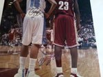 Load image into Gallery viewer, Carmelo Anthony and LeBron James 16 x 20 photo signed with proof
