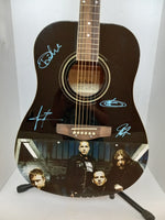 Load image into Gallery viewer, Scott Stapp, Mark Tremonti, Scott Phillips, Creed signed one of a kind guitar with proof
