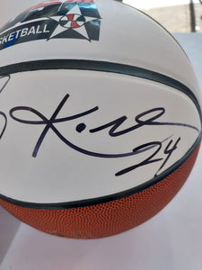 2008 USA basketball team signed Kobe Bryant, LeBron James, Dwyane Wade, Chris Paul basketball signed with proof