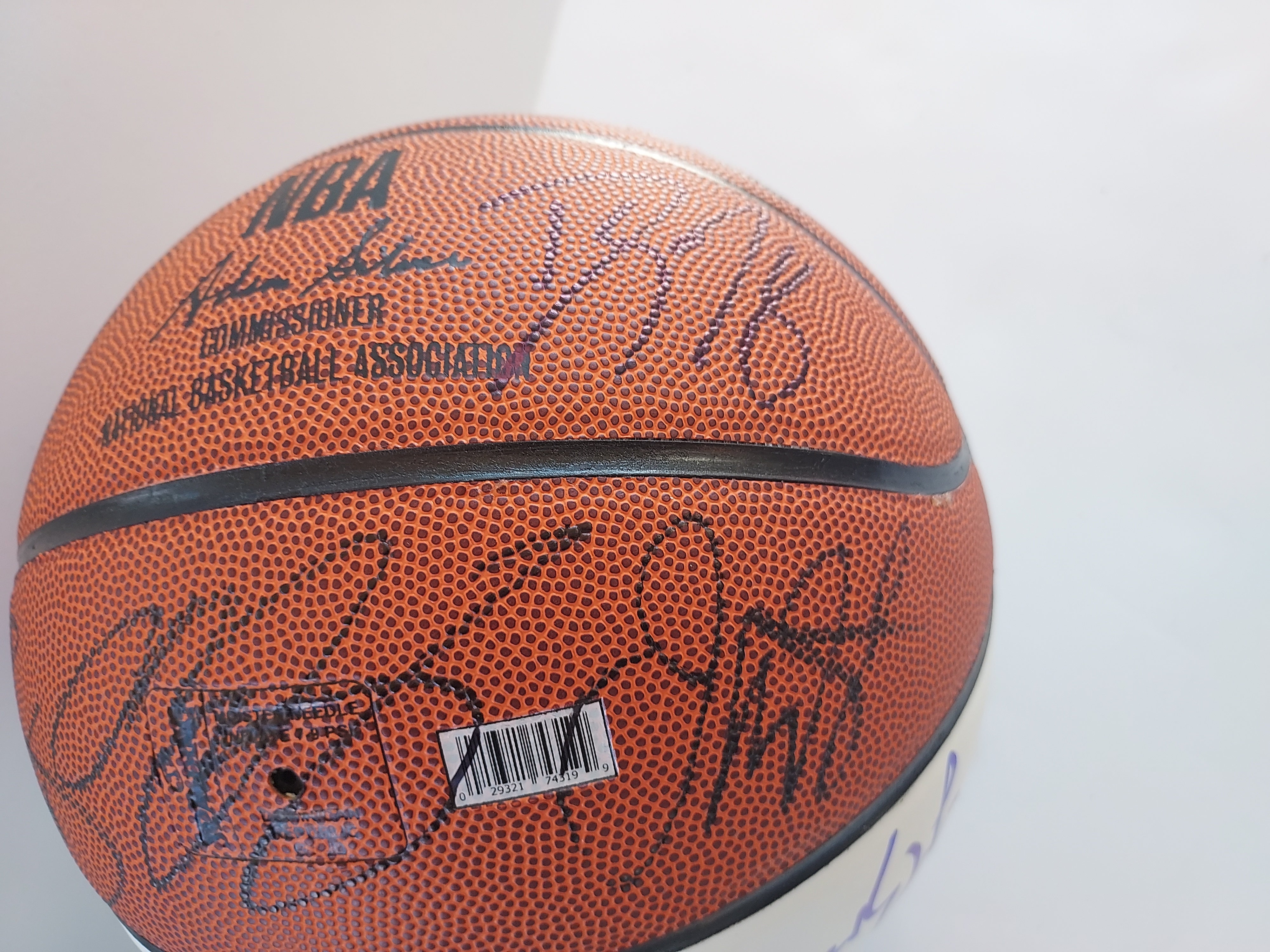 Kobe Bryant Los Angeles Lakers Autographed Blue Nike 2008 USA