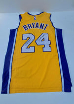 Load image into Gallery viewer, Kobe Bryant Los Angeles Lakers signed game YELLOW model jersey with proof
