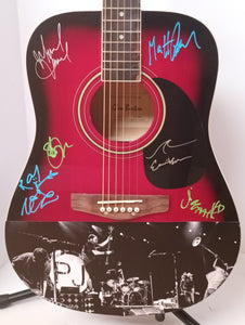 Pearl Jam Eddie Vedder, Dave Krusen, Mike McCready, Jeff Ament, Stone Gossard, Matt Cameron one of a kind guitar