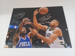 Load image into Gallery viewer, Joel Embiid Giannis Antetokounmpo 8 x 10 photo signed with proof
