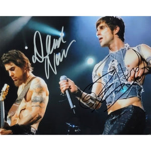 Jane's Addiction Dave Navarro Perry Farrell 8 by 10 photo signed