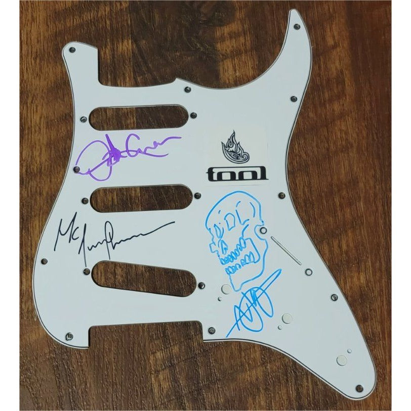 Maynard James Keenan Tool electric guitar pickguard signed with proof