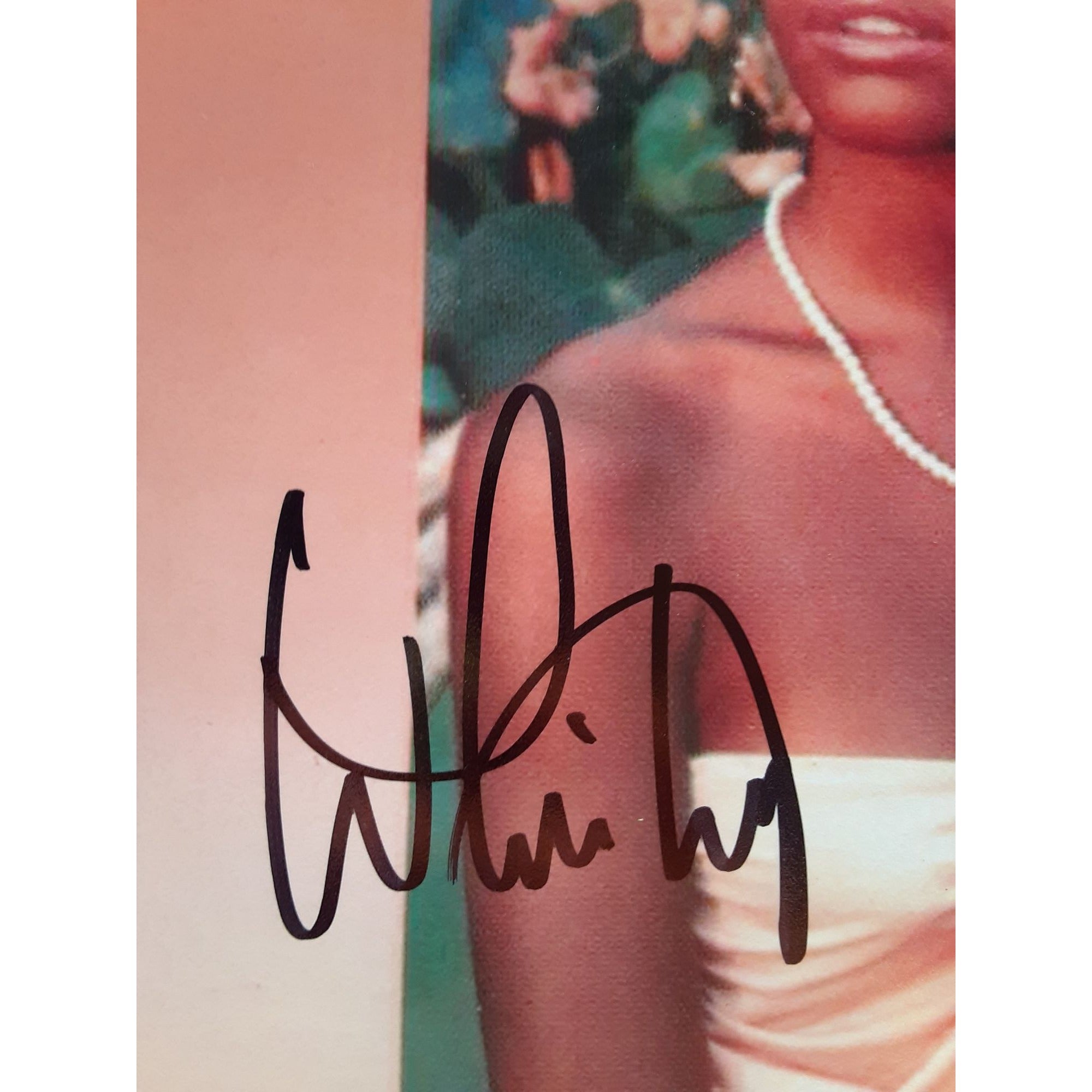 Whitney Houston 8 by 10 signed photo with proof - Awesome Artifacts 