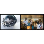 Load image into Gallery viewer, Philadelphia Eagles Jalen hurts Riedel speed authentic pro model helmet signed with proof and free acrylic display case
