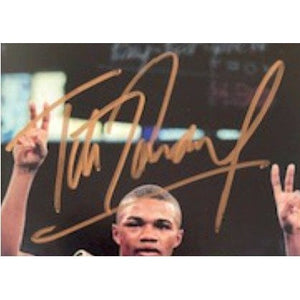 Felix Tito Trinidad 5 x 7 photo signed with proof