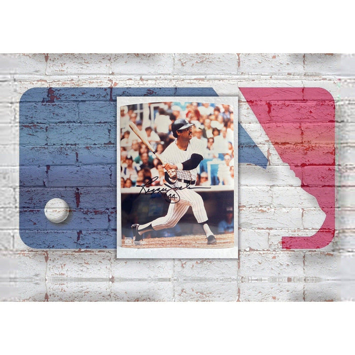 Reggie Jackson New York Yankees 8 by 10 signed photo with proof