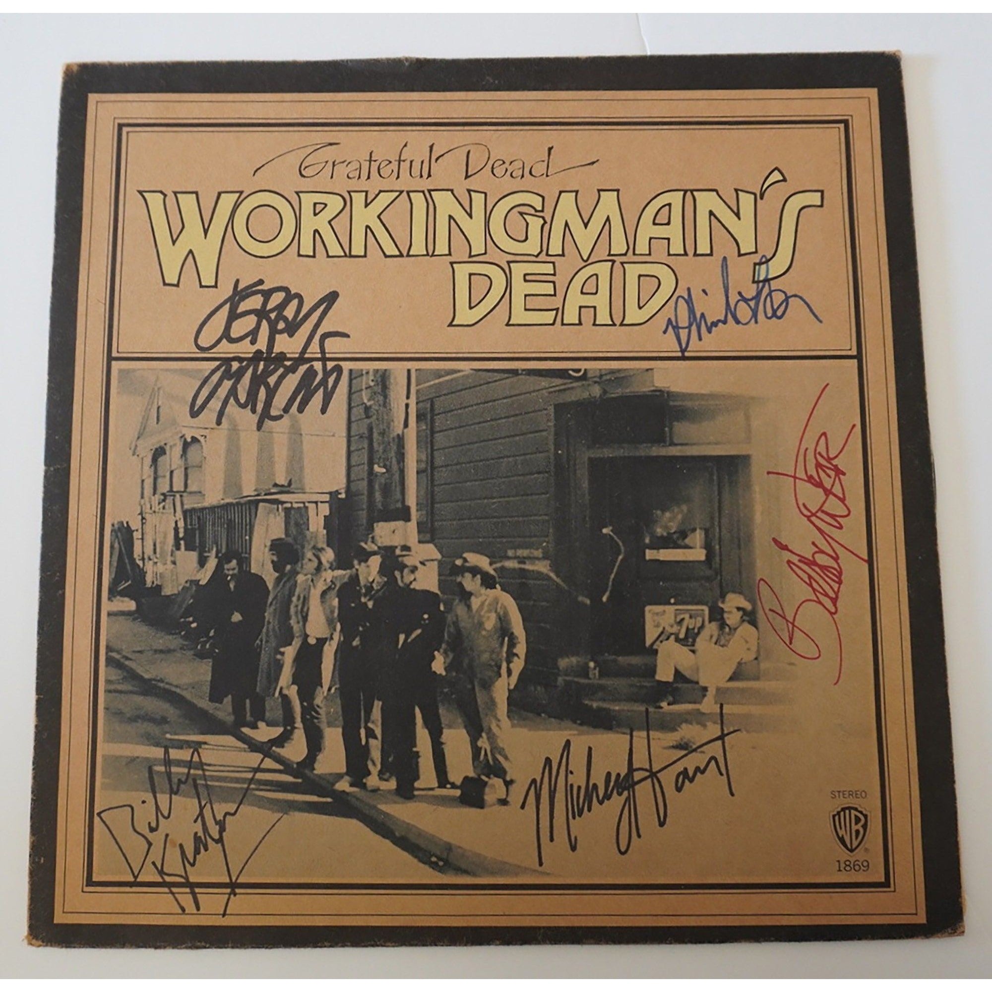 Grateful Dead Workingman's Dead LP signed with proof
