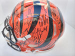 Load image into Gallery viewer, Joe Burrow, Jamarr Chase, Cincinnati Bengals 2021-22 Speed Pro model helmet team signed with proof
