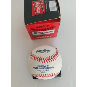Shohei Ohtani Mike Trout MLB baseball signed with proof
