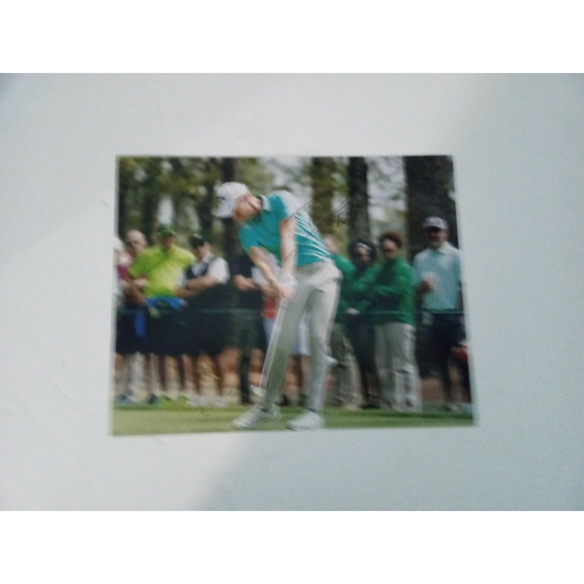 Danny Willett Masters champion signed 8 by 10 photo with proof