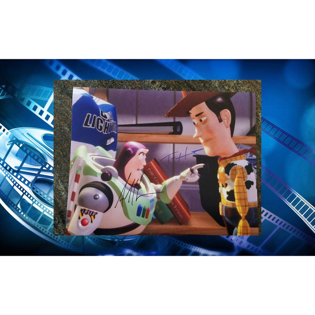 Toy Story, Tom Hanks, Tim Allen signed with proof 11 by 14 - Awesome Artifacts 