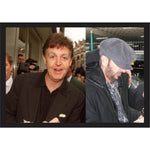 Load image into Gallery viewer, Paul McCartney and Ringo Starr electric guitar pickguard signed with proof
