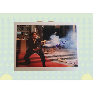 Al Pacino Tony Montana Scarface 8 by 10 signed photo with proof